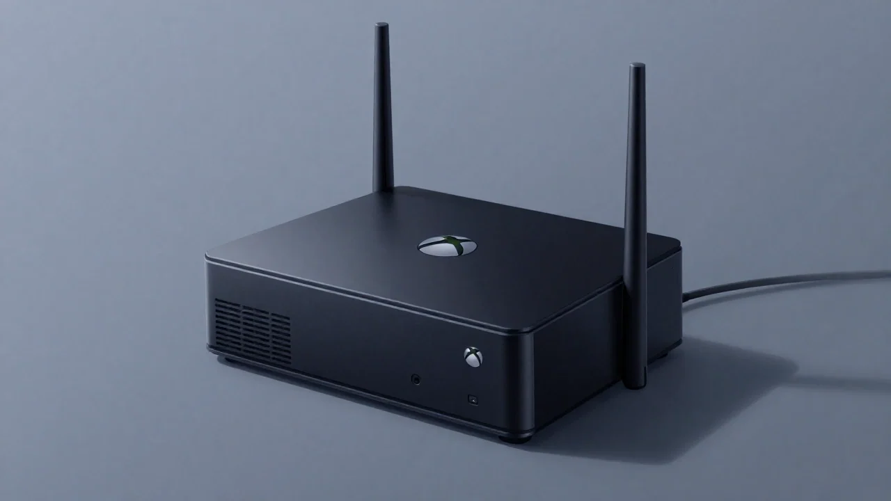 Xbox 360 podłączone przewodem Ethernet do routera