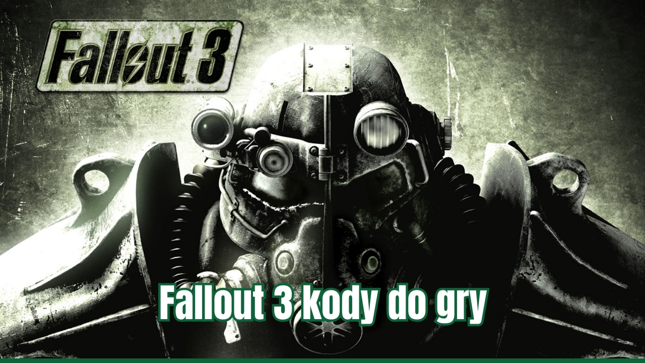 Fallout 3 kody do gry – komendy konsoli, god mode i itemy na PC